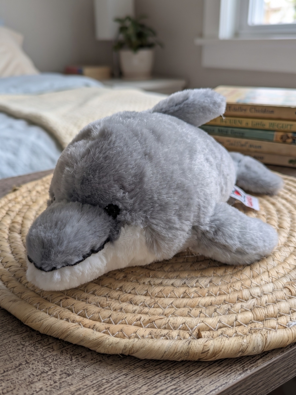Ganz Webkinz Bottlenose Dolphin Plush HM220 Y2K Nostalgia Kidcore Marinecore